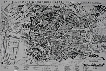 Map of Madrid